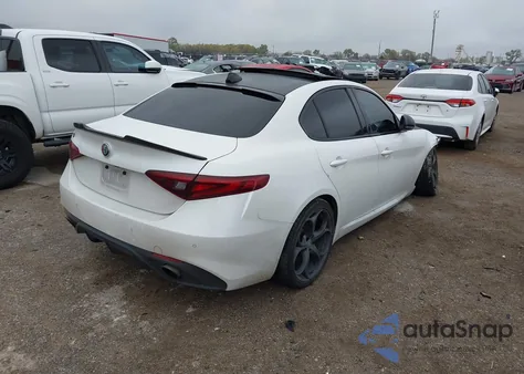 2019 Alfa Romeo Giulia Ti Sport Rwd from USA, damaged, VIN ZARFAMBN8K7607450